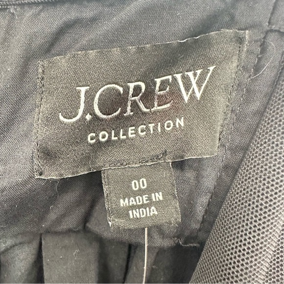 J. Crew Collection Elegant Black Evening Gown Floor Length Dramatic Large Bow - Picture 4 of 8